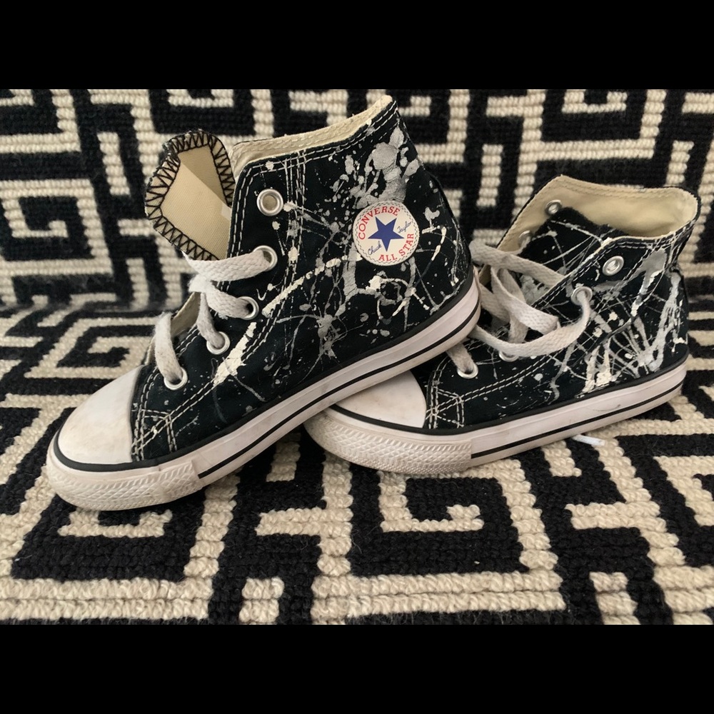 Converse splatter paint sneakers